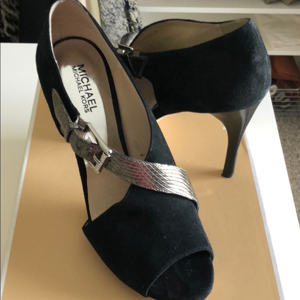 Michael Kors suede heels, size 8 1/2